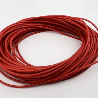 Кабель силиконовый 22 AWG 0,35мм 60/0,08 мм термостойкий луженая медь красный