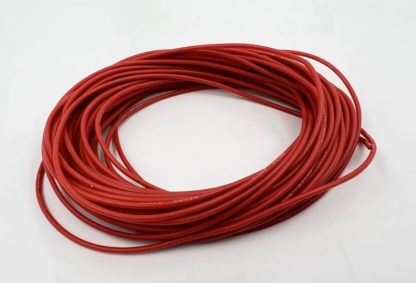 Кабель силиконовый 22 AWG 0,35мм 60/0,08 мм термостойкий луженая медь красный