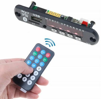 Модуль MP3 ZX-01-12 9V с пультом (SD,AUX,FM)