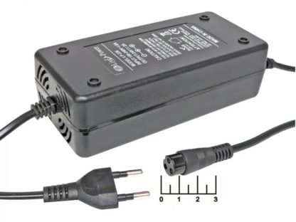 24V 2A 3 PIN Блок питания импульсный для Гироскутеров и Сигвеев Круглый