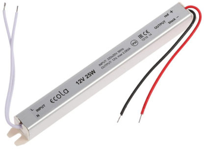 12v 2.5A 25W Длинный тонкий Блок питания импульсный