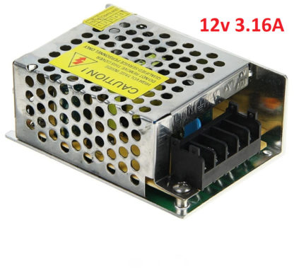 12V 3.2A 38W IP20 Блок питания импульсный. Металлический корпус.