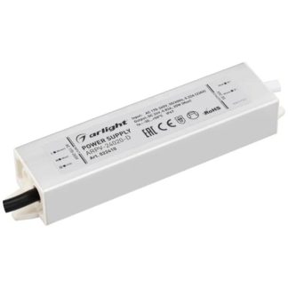 24V 0.83A 20W IP20 Блок питания импульсный. Металлический корпус.