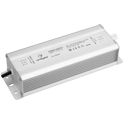 Блок питания 12V 10A 120W IP67 влагозащищенный Металлический корпус.