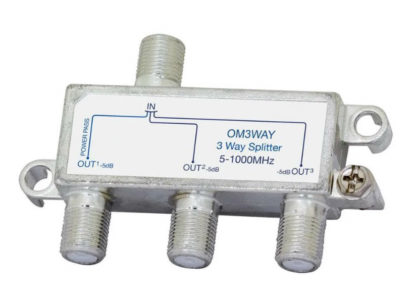 3-WAY SPLITTER пластиковая коробка(5-1000MHz)