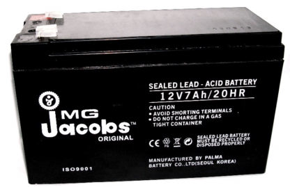Аккумулятор Pb(свинцовый) 12V 7 Aч (151x65x102mm) JACOBS