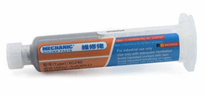 Паста паяльная MECHANIC XGZ40 Sn63/Pb37 35гр 25-45мкн