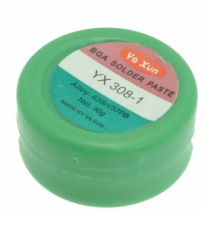 Паста паяльная BGA YX-308-1 (30г,Sn63%Pb37%)