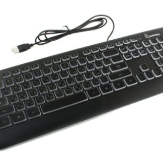 Клавиатура проводная мультимедийная Smartbuy 303 с подсветкой (SBK-303U-K)(USB)
