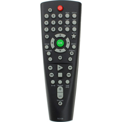 BBK RC138  DVD короткий с кнопкой "звезда"