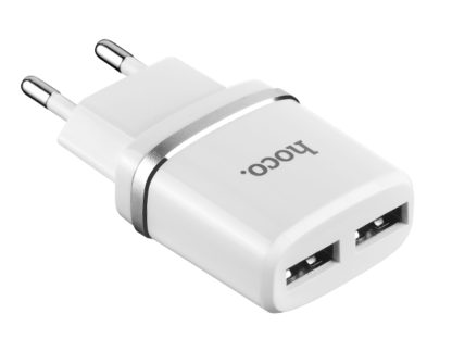 СЗУ HOCO C12 Smart 2USB (белый)