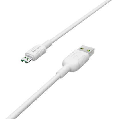 Дата-кабель BOROFONE BX33 4A Billow flash micro 1м (белый), , шт