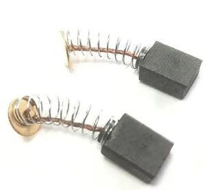 Щетки электроугольные 6mm x 9mm x 12mm (цена за пару)пружина,пятак d=7,5 для Интерскол нового образца ДУ 550/650/750/780