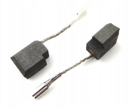 Щетки электроугольные 6,4mm x 10mm x 13,4mm (цена за пару)поводок,клемма-мама,скос,отстрел для DeWalt DW 130/13