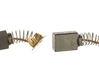 Щетки электроугольные 6,5mm x 14mm x 16mm (948-617) (цена за пару)пружина,пятак-уши для MAKITA CB155