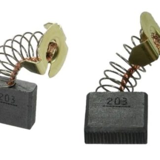 Щетки электроугольные 7mm x 17mm x 18mm (948-604) (цена за пару)пружина,пятак-уши для MAKITA CB203/204A
