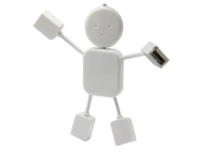Разветвитель USB Hi-speed HUB 4 port «человечек»