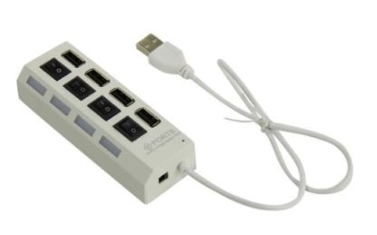 Разветвитель USB Smartbuy SBHA-7204-W HUB 4 port