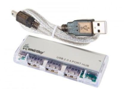 Разветвитель USB Smartbuy SBHA-6806-W UB 4 port с магнитом