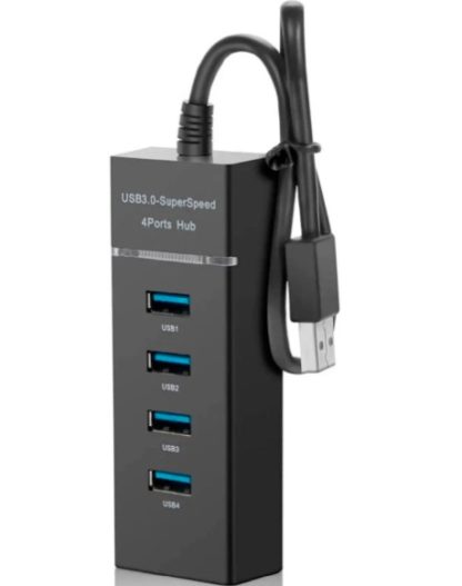 Разветвитель USB (Хаб) H3014T 4USB Ports 3.0 Type-C (Black)