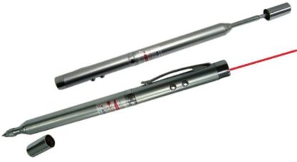 Фонарик SL-801 (в виде ручки+раздвижная указка+лазер)