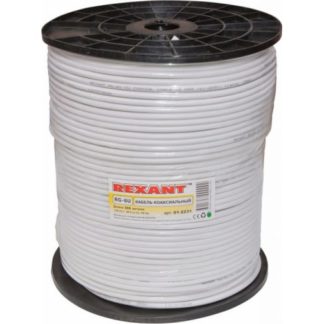 Кабель коаксиальный Rexant RG-6U+CU 64*(75 Ом)
