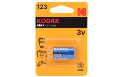 Батарейка CR123A Kodak (для охранно-пожарной сигнализации)