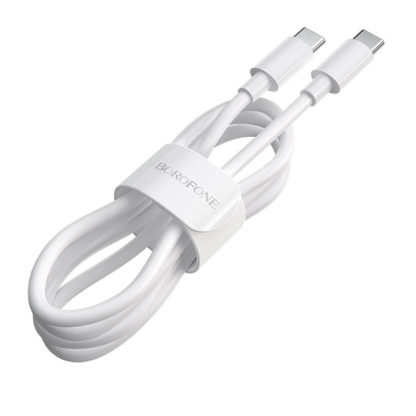 Кабель TYPE-C TYPE-C BOROFONE BX44 100w 1m белый