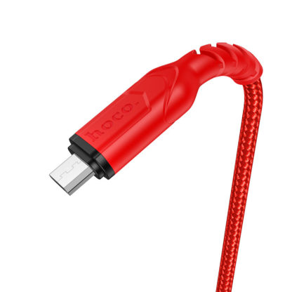 Кабель USB - MicroUSB HOCO X59 Victory (красный)