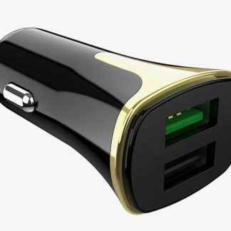 Автомобильное ЗУ 2 выхода USB : 3A и 3A QС