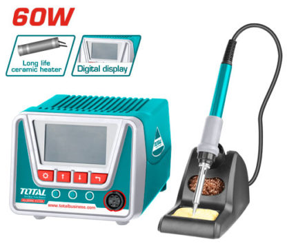 Паяльная станция 60W паяльник регулировка t цифровой дисплей TOTAL