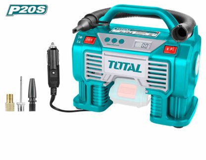 Аккумуляторный авто компрессор Li-ion 20V, 160PSI/11BAR без АКБ и ЗУ TOTAL