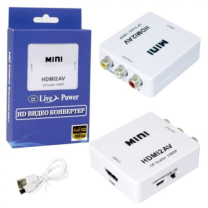 Конвертер HDMI - 3xRCA (AV)  HDMI2AV