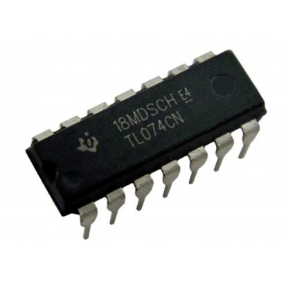 Микросхема TL074CN DIP-14 (TEXAS)