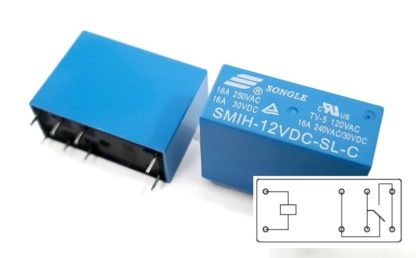 SMIH-12-SL-C 8-pin 16а Электромагнитное реле