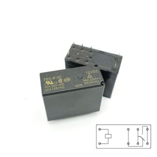 793-Р-С 8-pin 12V 16A Электромагнитное реле