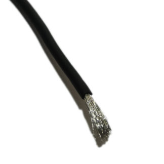 Провод силиконовый 18AWG 1*0.75мм2 луженая медь (термостойкий 150 жил)(на отрез, цена за 1 метр) черный