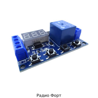 Таймер задержки JZ-801 (XY-J02) 0.1-999мин с табло и с реле 5V microUSB