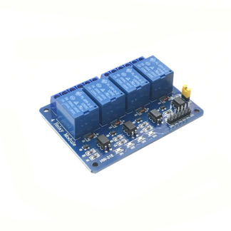 Релейный модуль 12v 4 канала высок./низ.уровень сигнала