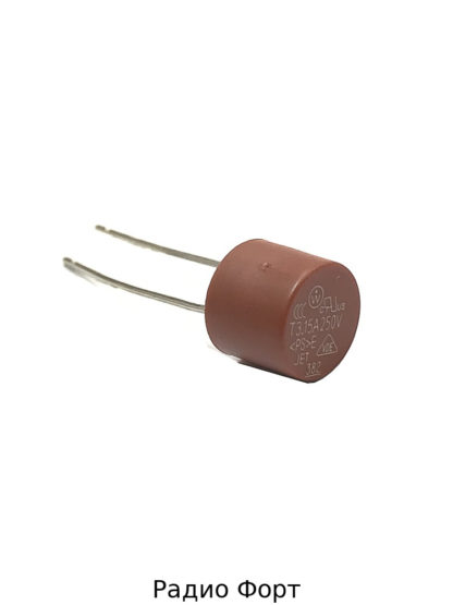 Предохранитель 8х8мм Т3.15А 250V (цилиндрический, пластик)