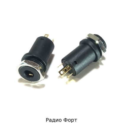Гнездо на корпус 3.5мм 4 контакта пластик PJ-316